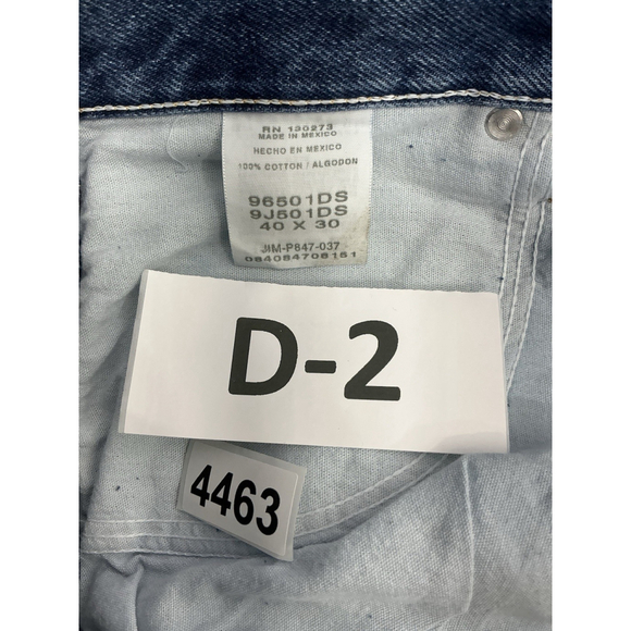 Mens Wrangler Regular Fit Blue Jeans 40x30 NWT - Picture 4 of 9